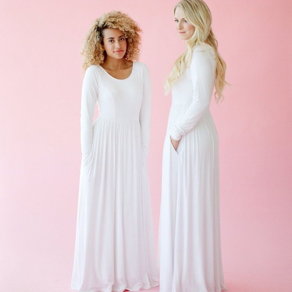 Long White Dress